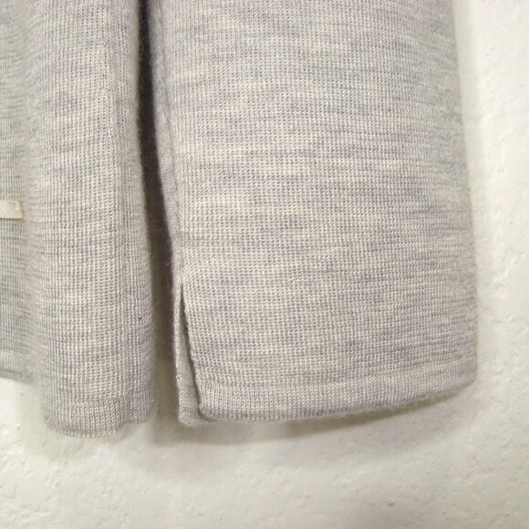 A-K-R-I-S- Womens Cashmere Silk Blend Mock Neck Sweater w/Sheer Stripe L/XL - Picture 7 of 11